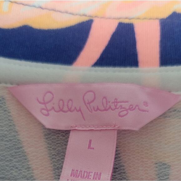 Lilly Pulitzer Skipper Popover in Gimme Some Leg Flamingo Size Large - Picture 5 of 5